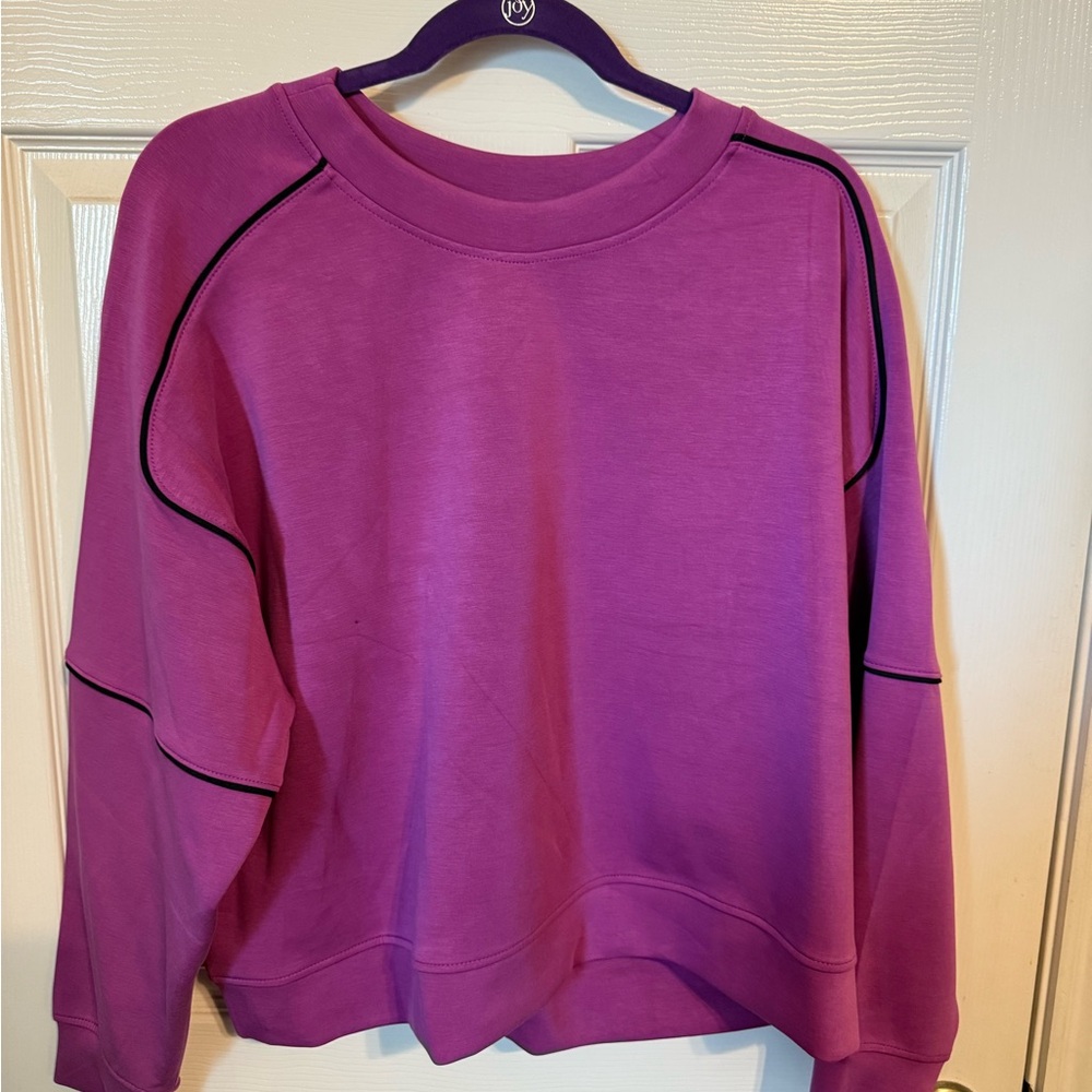 Purple Crewneck Sweatshirt